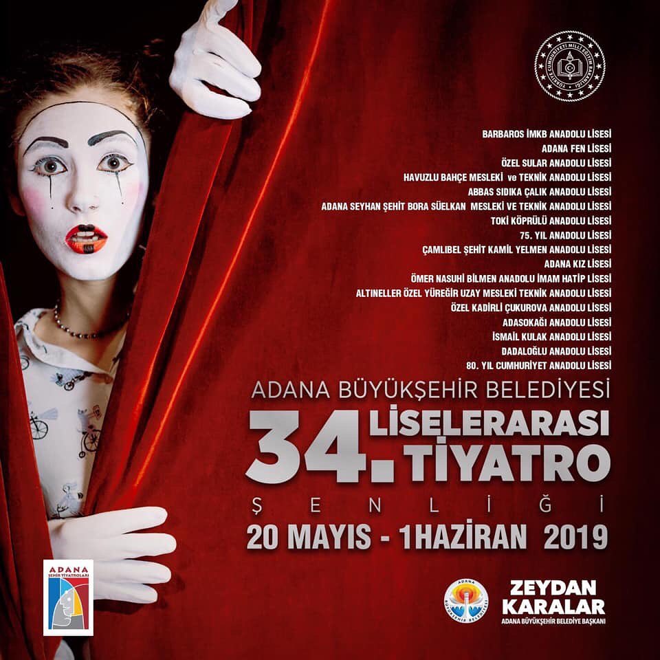34. Liselerarası Tiyatro Şenliği